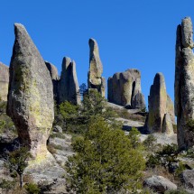Pinnacles in the Valle de los Monjes - valley of the monks